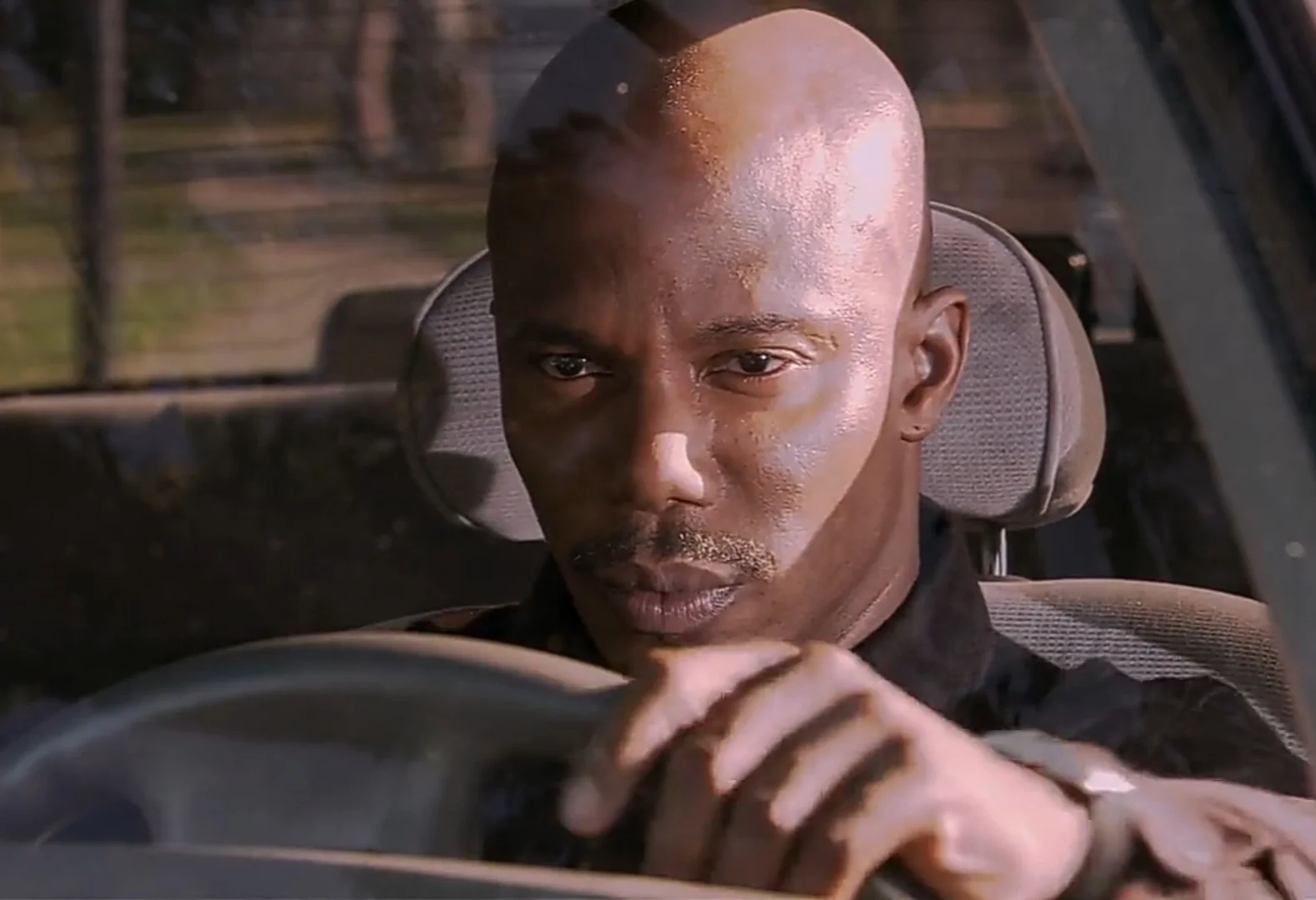 Doakes suspicious reaction meme from Dexter
