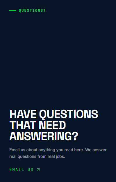 Real-time blog inquiry CTA on Burcham's Plumbing