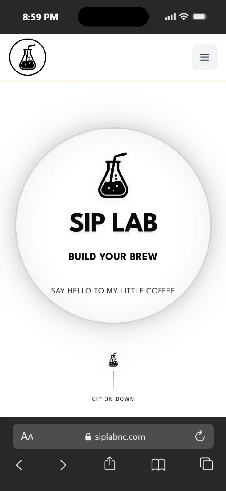 SIP LAB mobile website