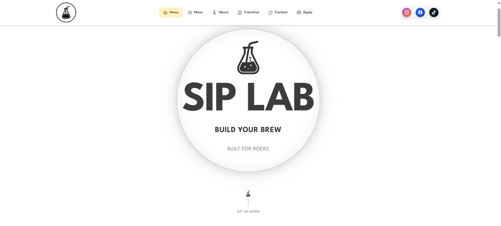 SIP LAB website built by Koford Media in Greensboro NC