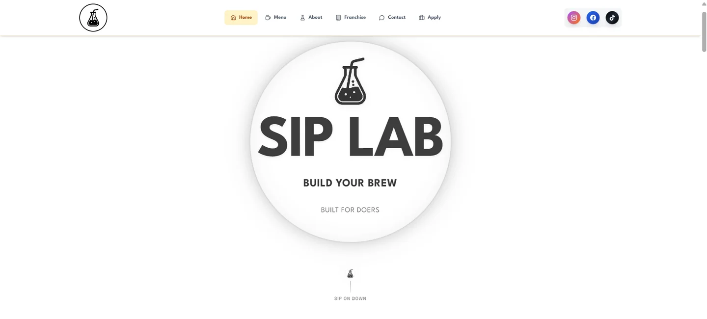 SIP LAB website built by Koford Media